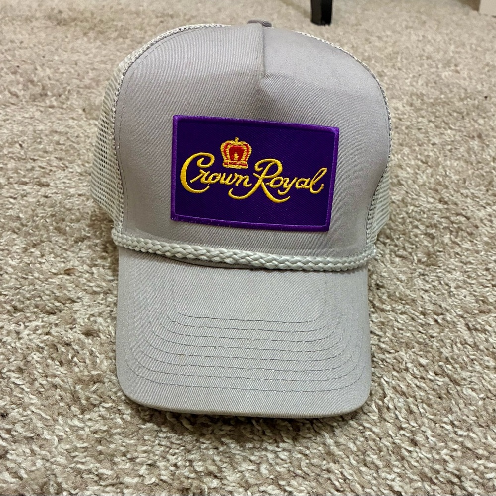 Crown Royal Gray Trucker Hat